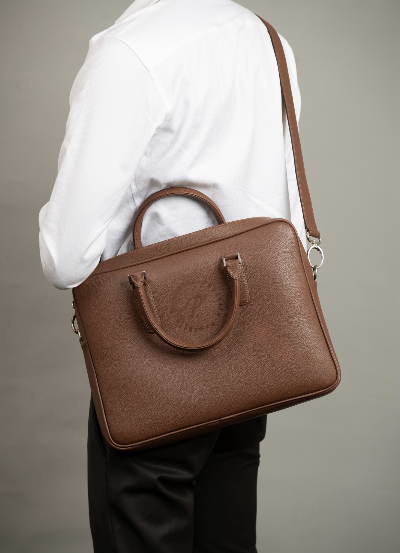 PORTE DOCUMENT MARRON